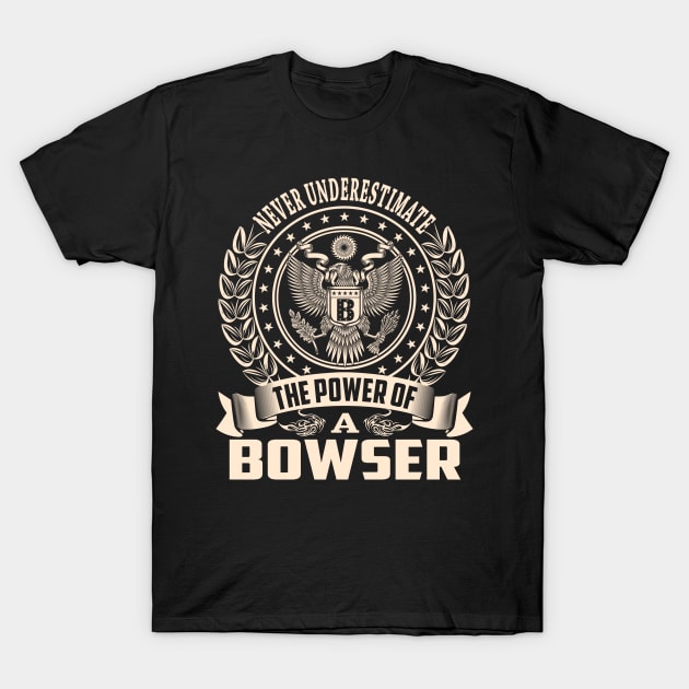 BOWSER T-Shirt by Darlasy